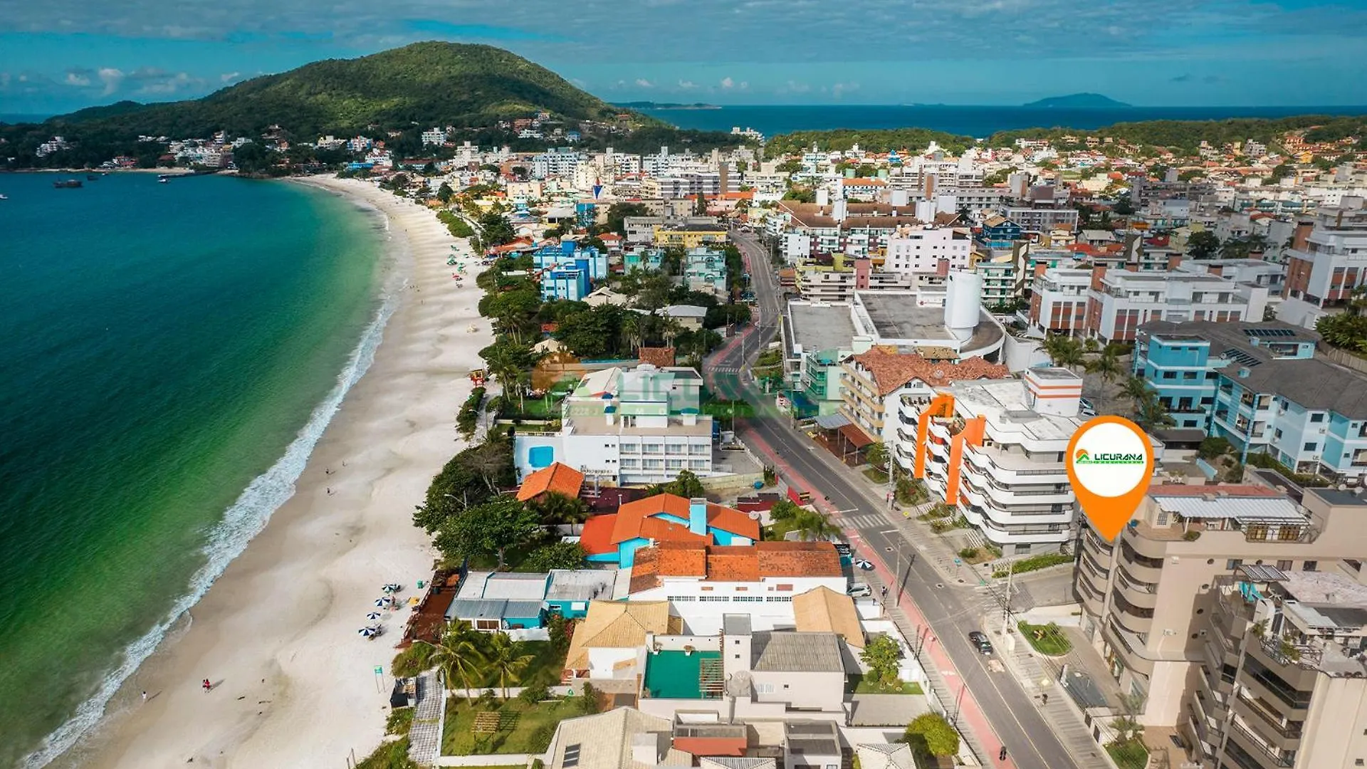 1038 Apto Sobre Avenida Con Vista Lateral Para O Mar Bombinhas